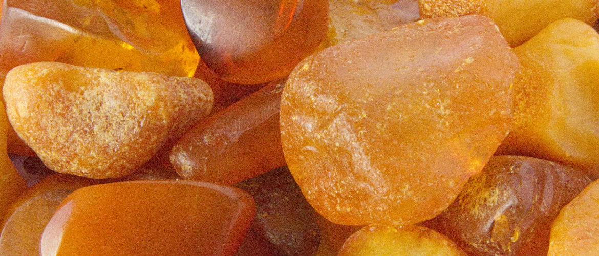 Close up of amber