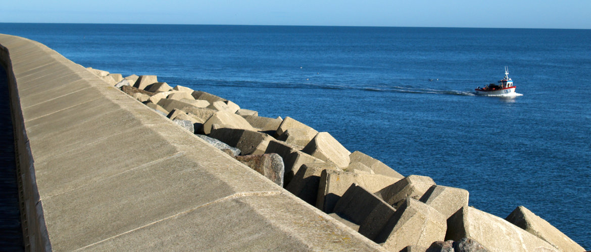 Scarborough new sea defences